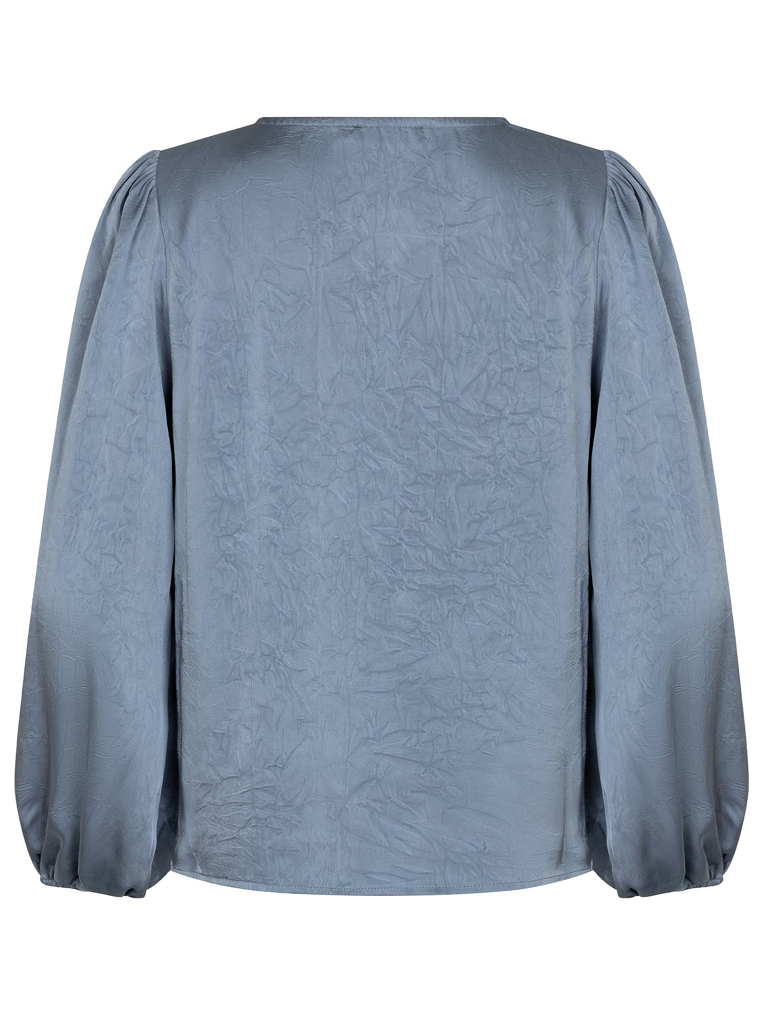 Top Manon blue grey back