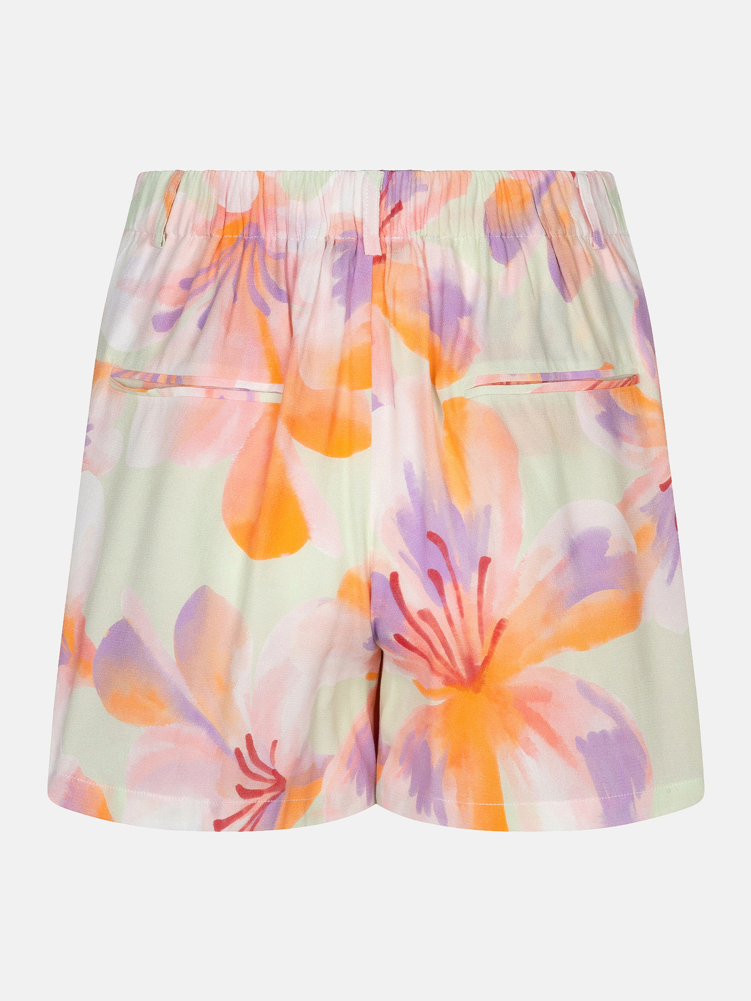 Short Katie multi flower back_white LR